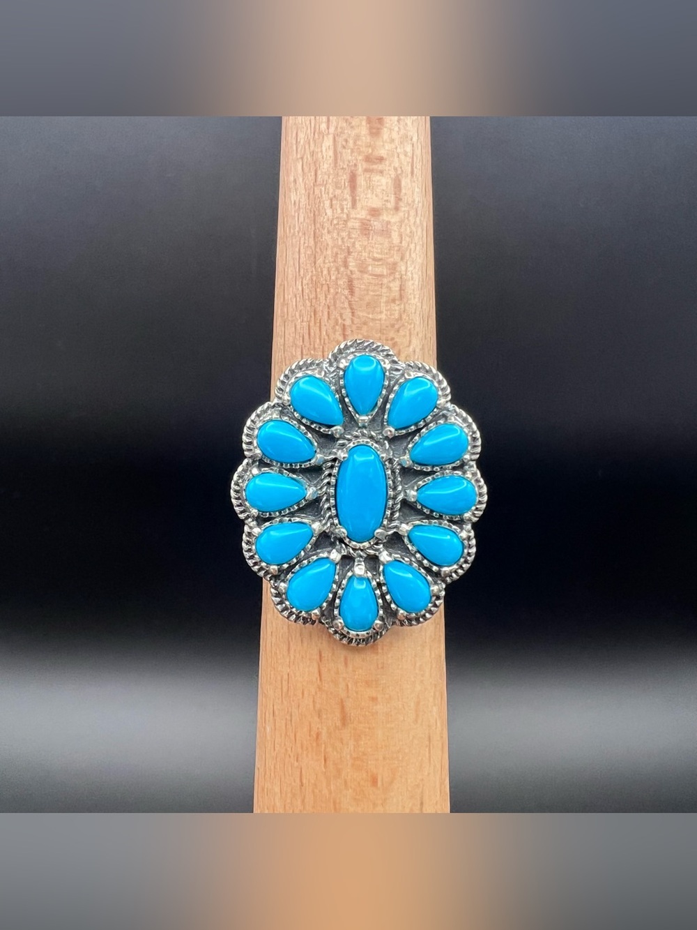 Carolyn Pollack American West Cluster Ring